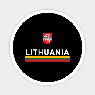 Lithuania Sports Lithuanian Flag Emblem Magnet